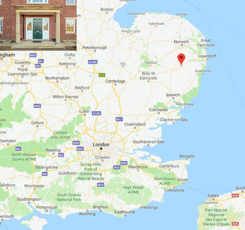 Harleston Pemberton HouseMap